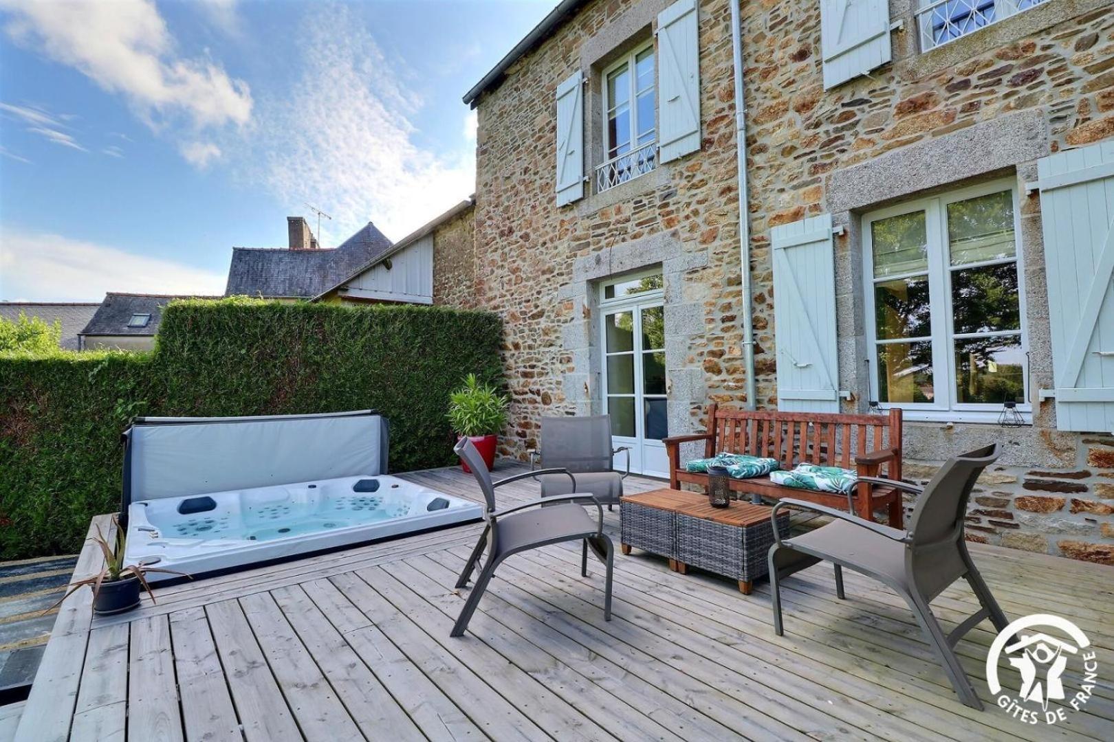 Bed and Breakfast Le Jardin De Quercus Bazouges-la-Pérouse Exterior foto